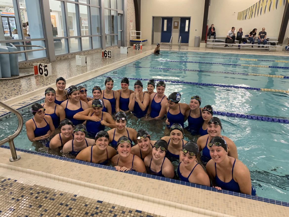 DHS Swim Team at Westhill-Stamford Meet
