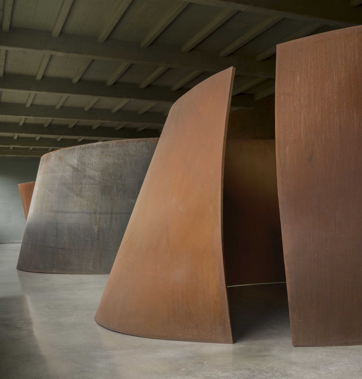 Richard Serra art at Dia-Beacon