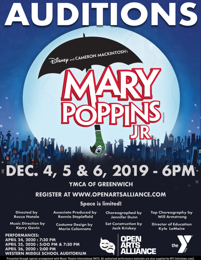 Mary Poppins JR Auditions