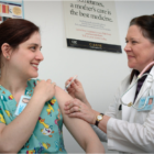 Flu Shots Influenza Vaccine nurse needle