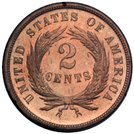 Letter to the Editor coin USA 2 CENTS