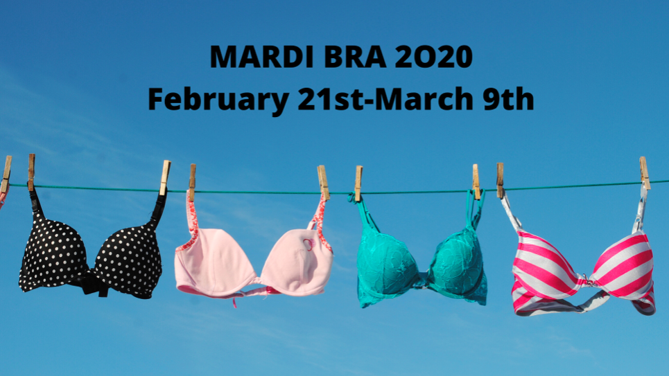 Undies Project's 'Mardi Bra' Collection Campaign for New and Gently Used  Brassieres Starts Feb 21 - DarieniteDarienite