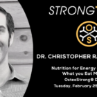 Chris Rago talk nutrition health Osteostrong Feb 2020