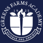 Greens Farms Academy dark blue white logo square thumbnail