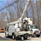 Eversource trucks utility storm electricity