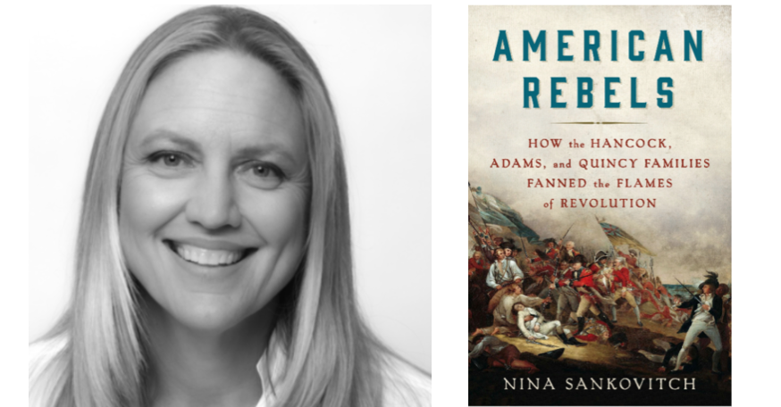 Author Nina Sankovitch and her book American Rebels
