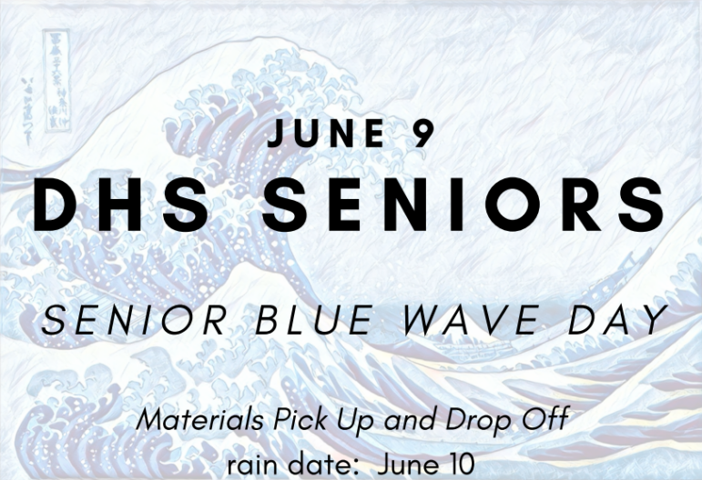 Graduation Seniors June 9 Senior Blue Wave Day