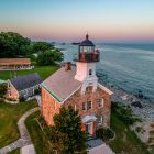 Sheffield Island Lighthouse aerial