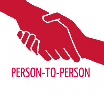 P2P logo Person-to-Person logo