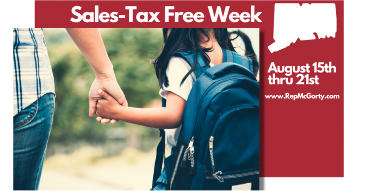Connecticut Sales Tax Free Week 2021