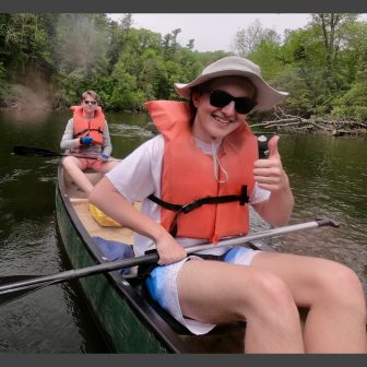 Darien Scouting canoe