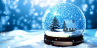 holiday snow globe
