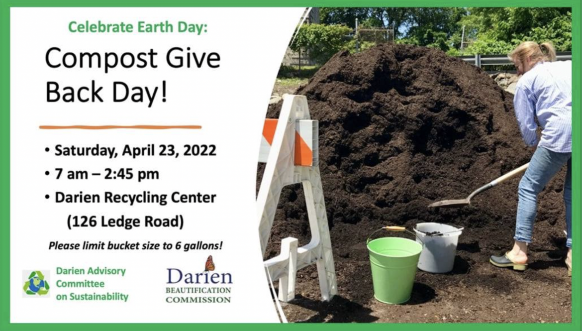 For Earth Day, You Can Get Free Compost on Saturday, April 23 at Darien