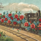 Valentine Train flowers