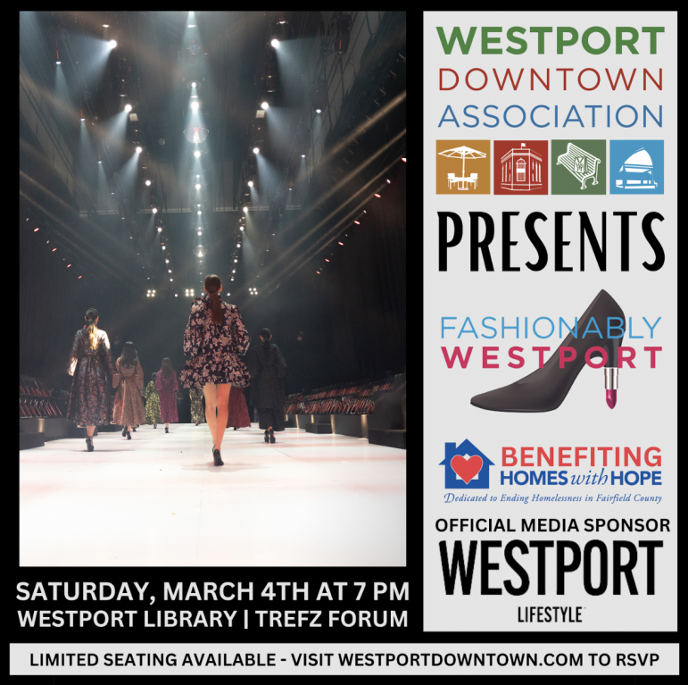 Fashionably Westport online poster 2023