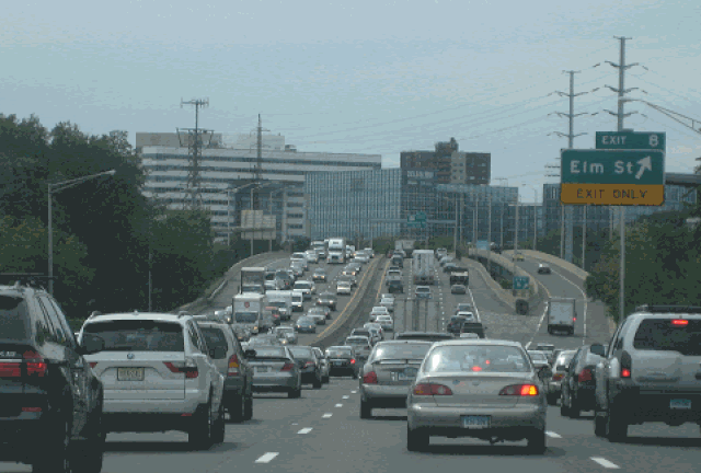 Interstate 95 congestion Stamford I95