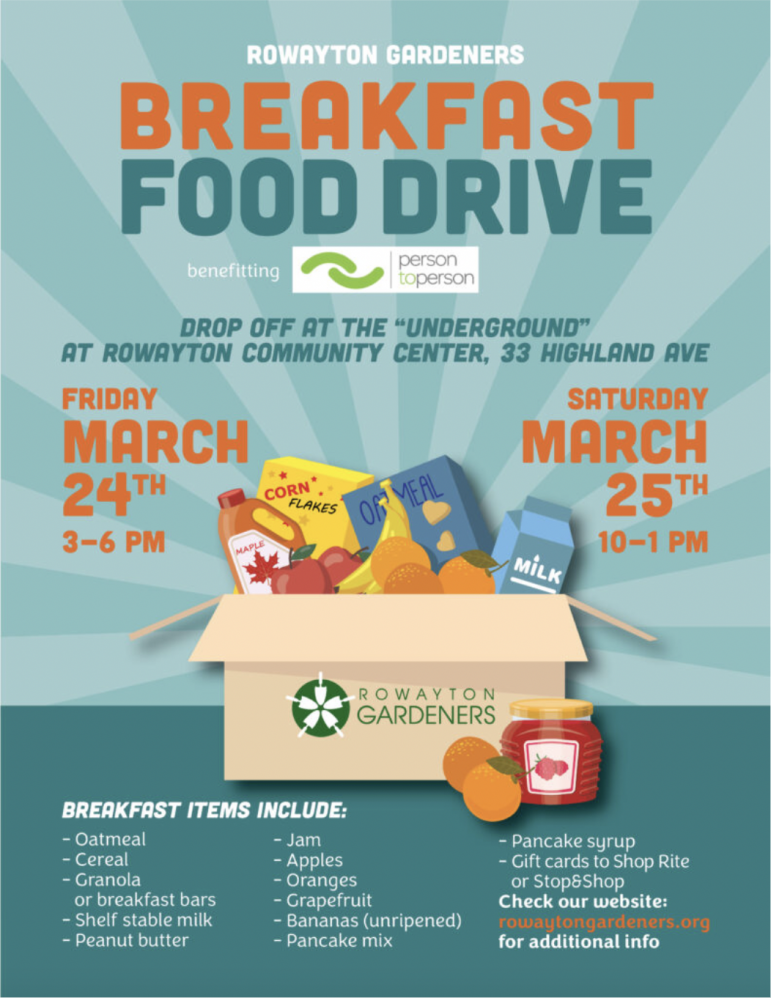 Food Drive Gardeners Club