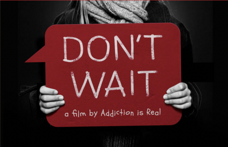 Don't Wait film illustration from Addiction Is Real website