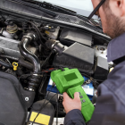 Checking a car battery