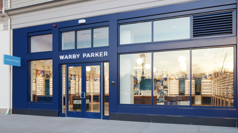 Exterior Warby Parker store 122 Heights Road