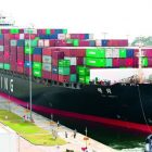 Panama Canal container ship