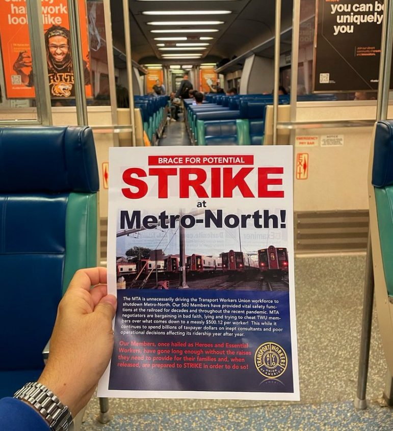 Strike possible on Metro-North