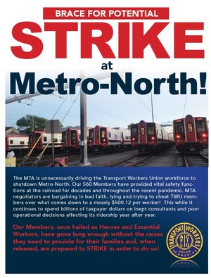 Strike possibility on Metro-North MTA