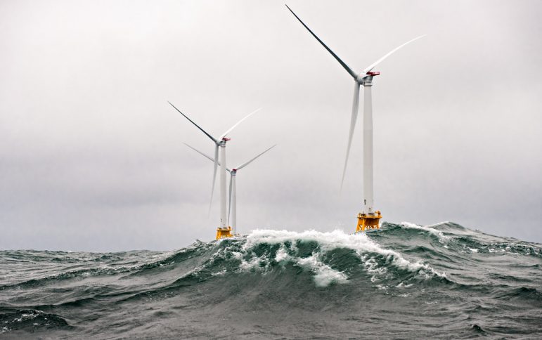 Offshore wind farm windy