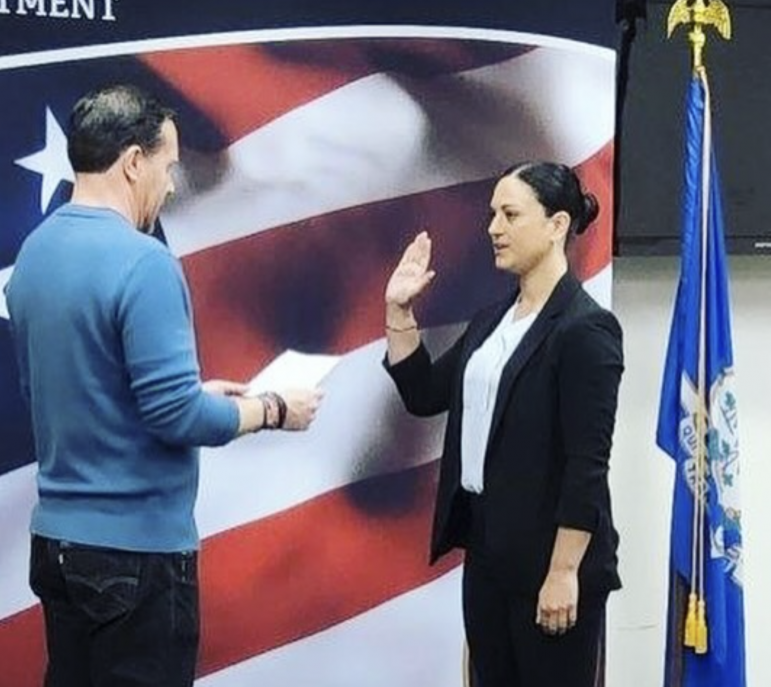 Darien Police Department Welcomes Newest Officer, Katrina Cook ...