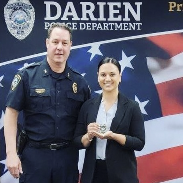 Darien Police Department Welcomes Newest Officer, Katrina Cook ...