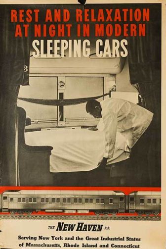 Vintage New Haven Railroad Poster