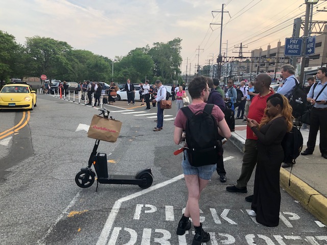South Norwalk station parking lot