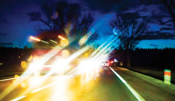 night driving glare